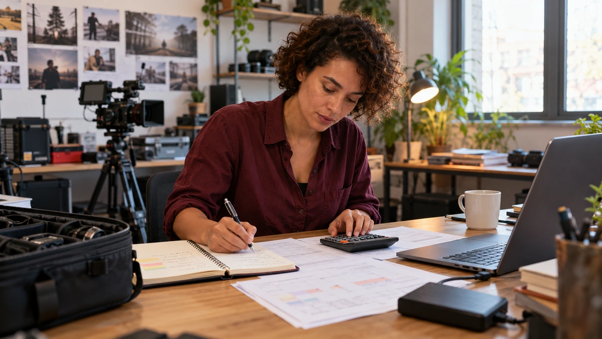 Une professionnelle note les questions liées à son activité.
