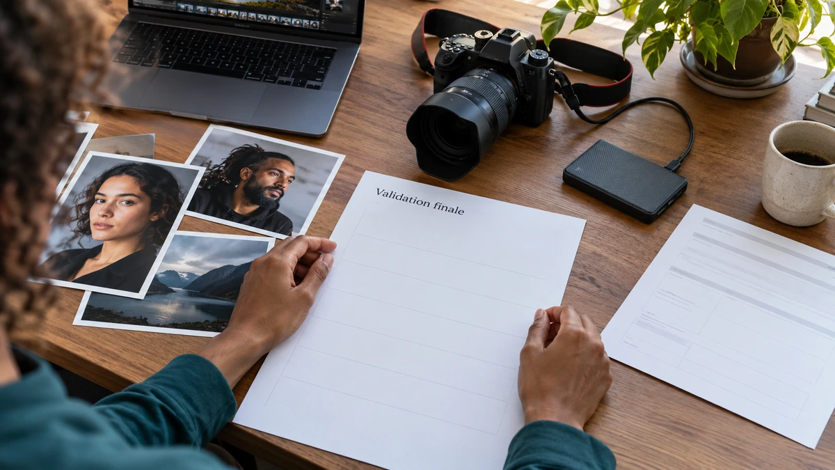 Une photographie est rapprochée de documents sur son utilisation.